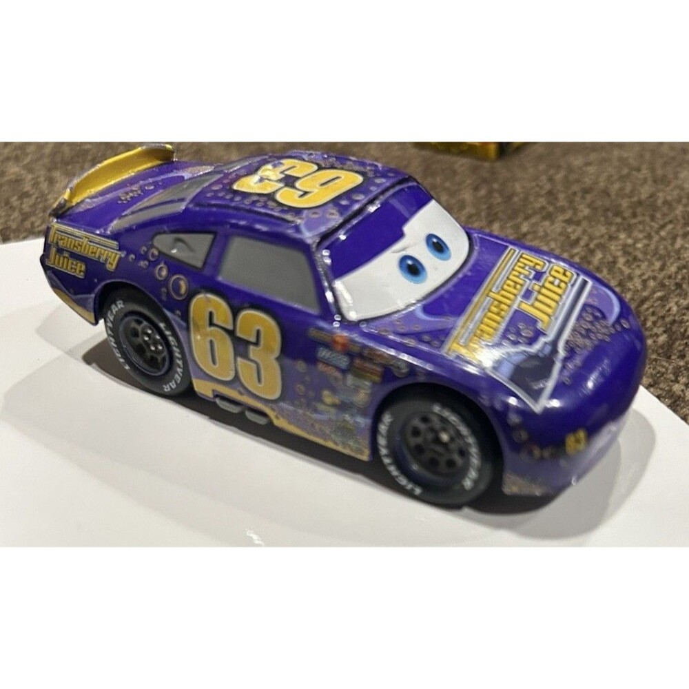 Disney Pixar Cars Lee Revkins Transberry Juice #63 Diecast 1:43 Pullback Racer